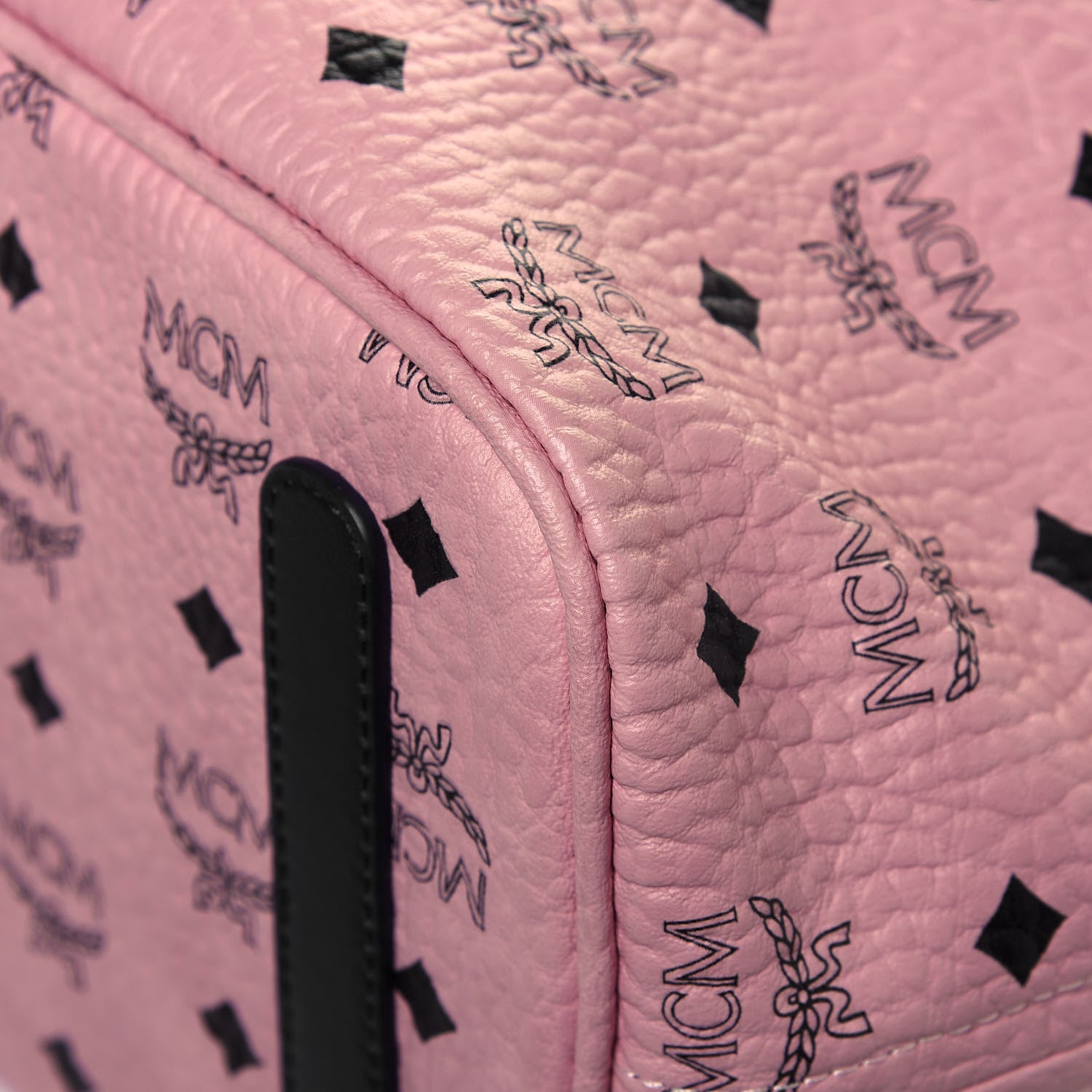MCM Visetos Medium Liz Reversible Shopper Tote Soft Pink 11 of 19