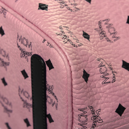 MCM Visetos Medium Liz Reversible Shopper Tote Soft Pink 11 of 19
