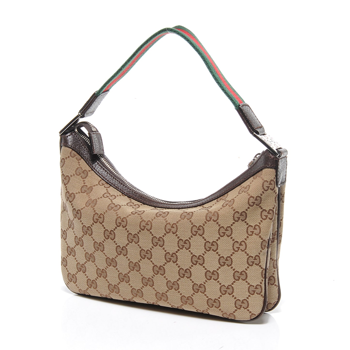 GG Monogram Small Pop Hobo Dark Brown