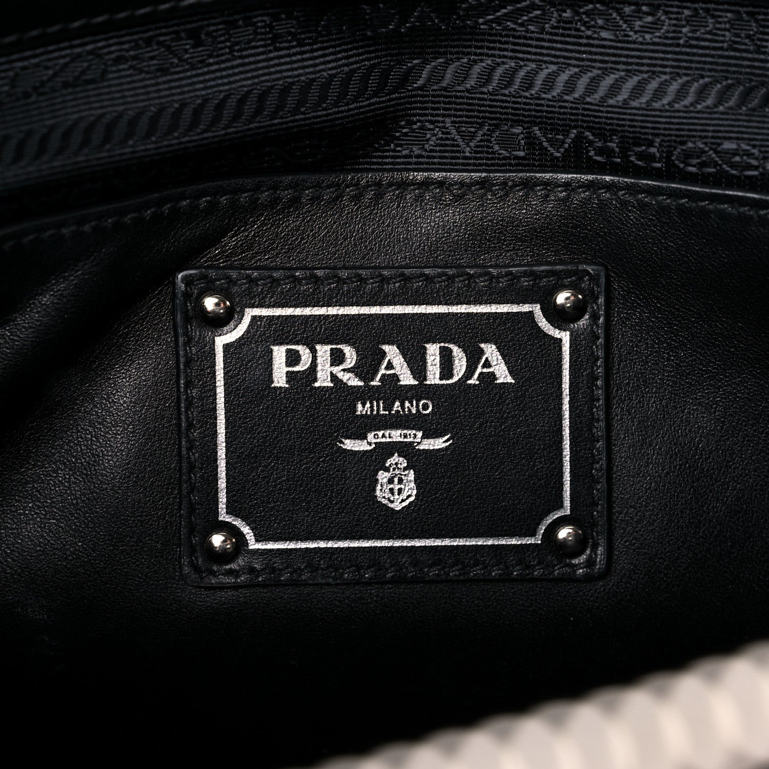 Prada Soft Calfskin Tote Black 7 of 14