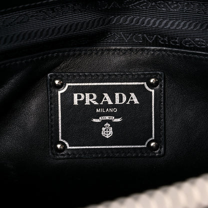 Prada Soft Calfskin Tote Black 7 of 14