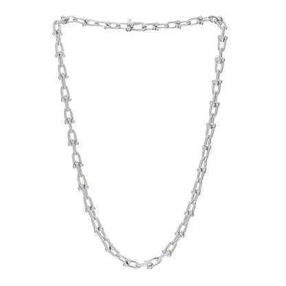 Tiffany Sterling Silver Small HardWear Link Necklace 3 of 4