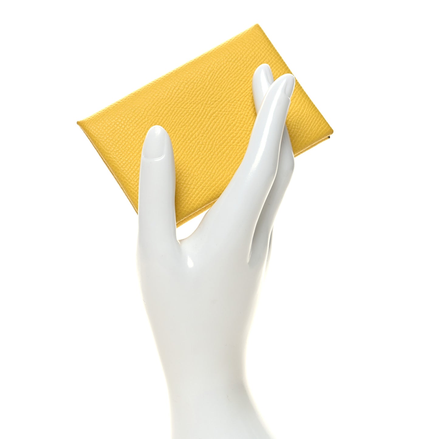 Epsom Calvi Duo Card Case Jaune De Naples