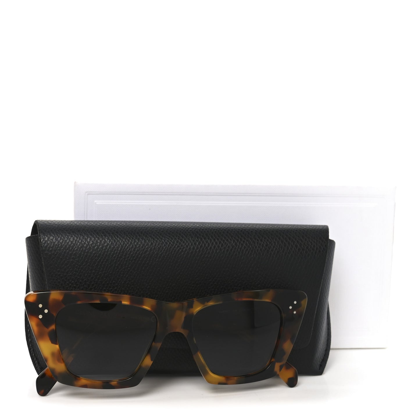 Acetate Cat Eye Sunglasses CL40187I Dark Havana