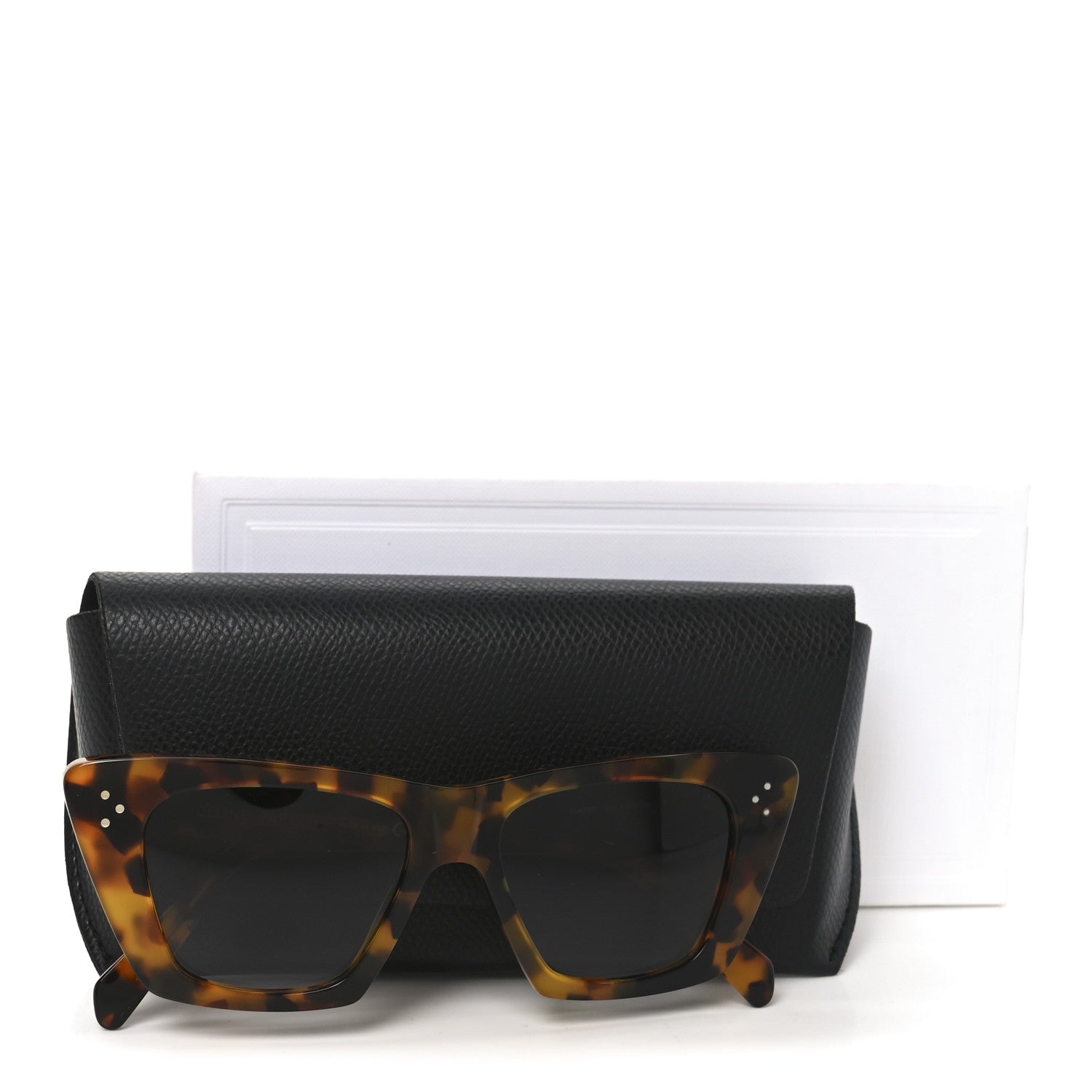 Celine Acetate Cat Eye Sunglasses CL40187I Dark Havana 7 of 7