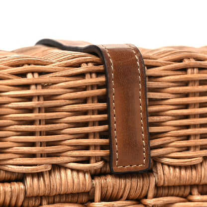 Saint Laurent Wicker Gaby Vanity Bag Natural Brick 11 of 11