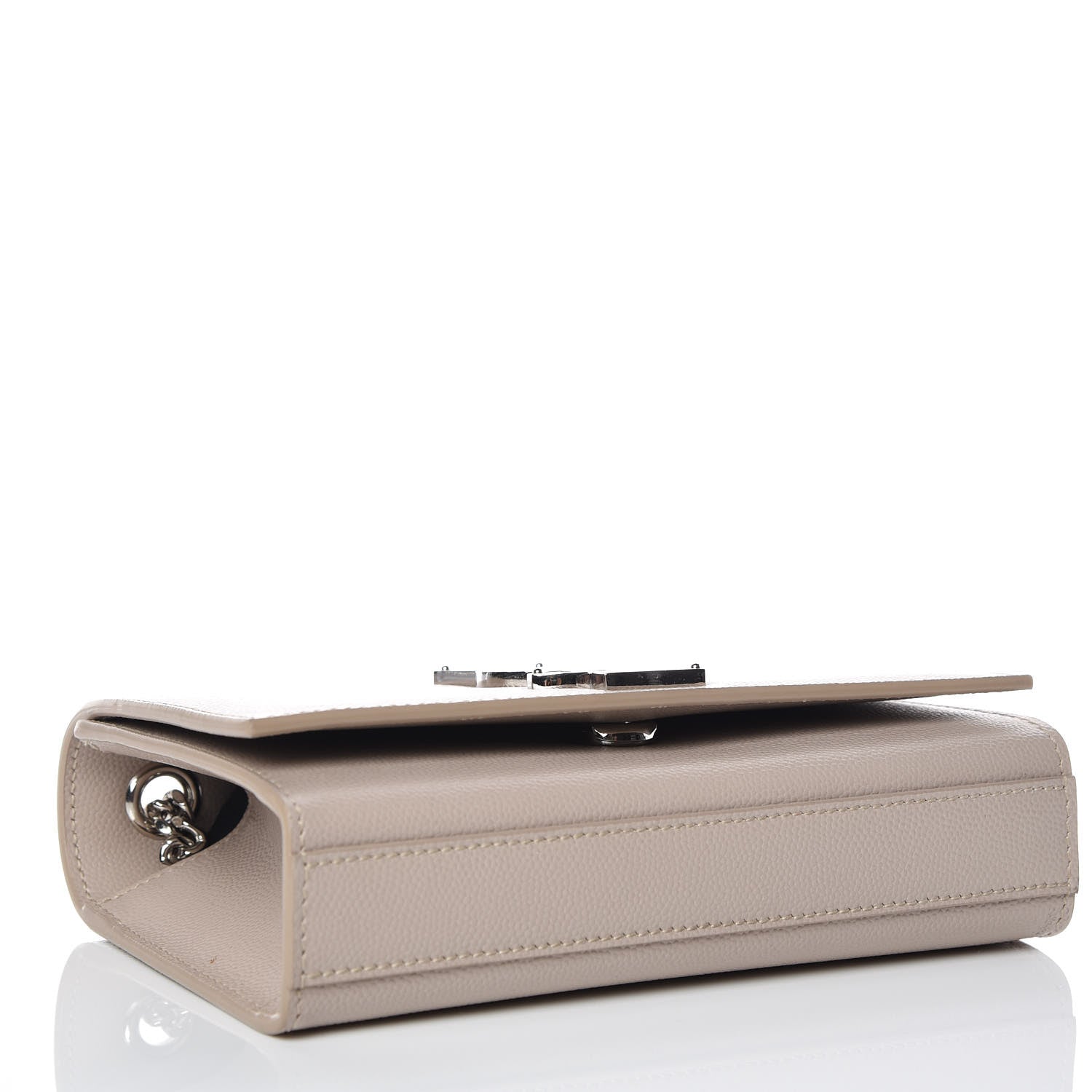 Saint Laurent Grain De Poudre Small Monogram Kate Satchel Nude Powder 4 of 9
