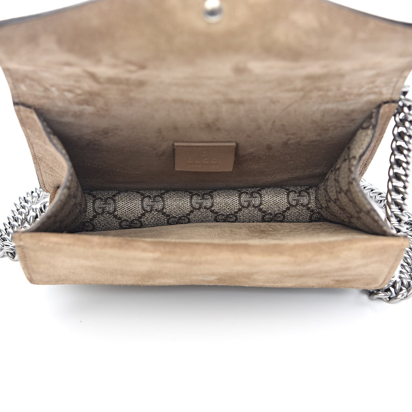 GG Supreme Monogram Mini Dionysus Shoulder Bag Taupe