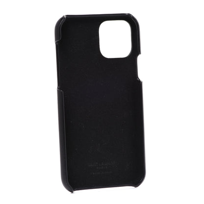 Saint Laurent Calfskin iPhone 11 Pro Chain Case Black 3 of 6