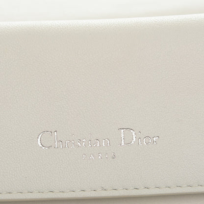 Christian Dior Smooth Calfskin Bi-Color Small Be Dior Flap White Black 6 of 12