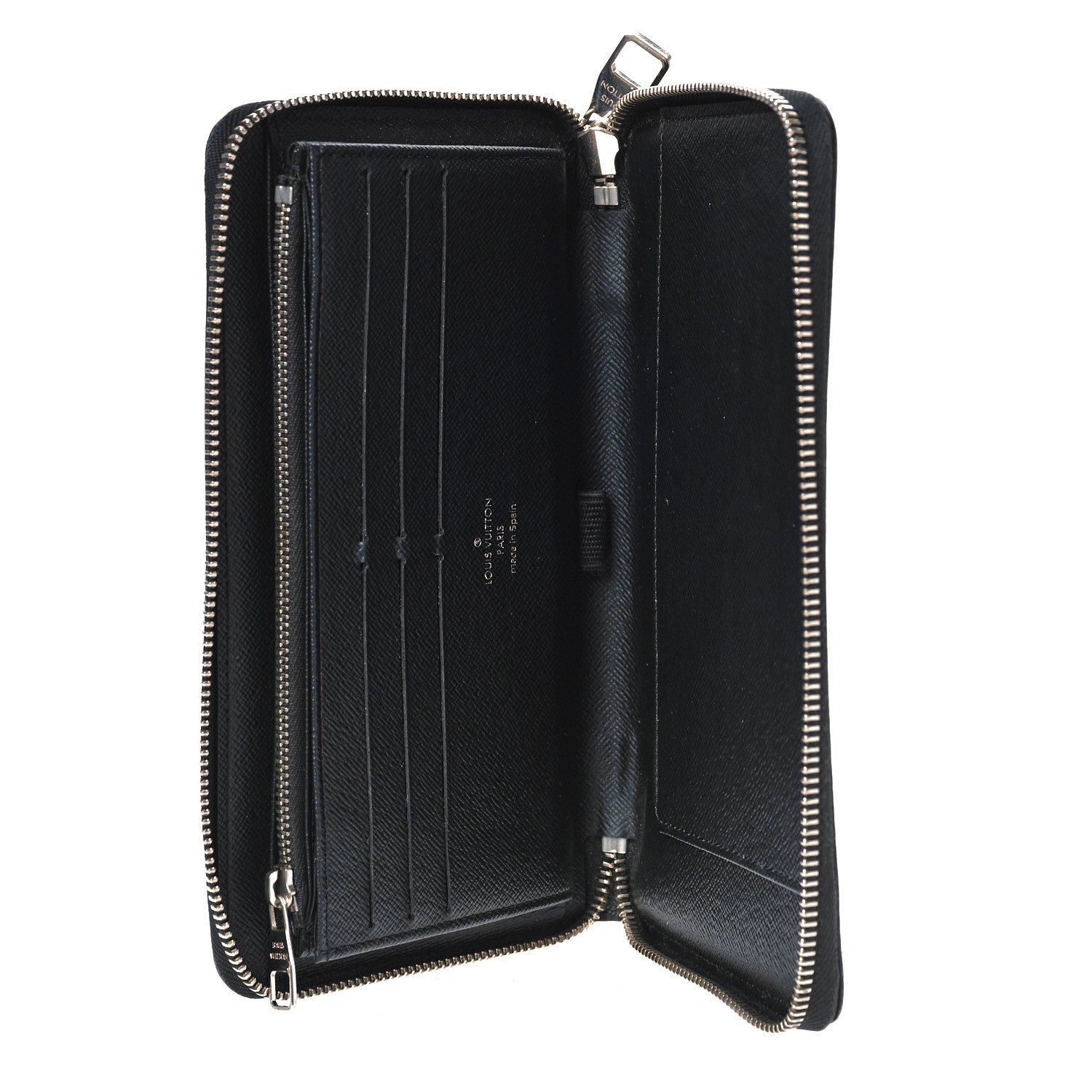 Louis Vuitton Damier Graphite Rope Zippy Organizer Wallet Blue 6 of 8