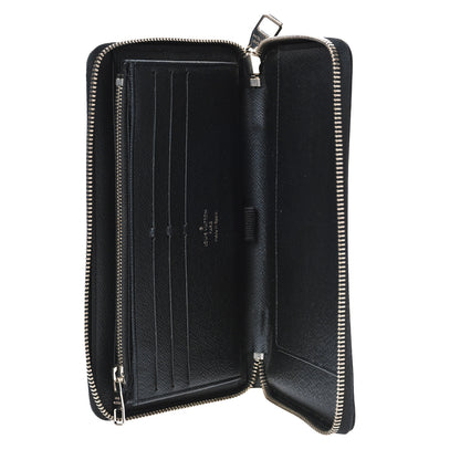 Louis Vuitton Damier Graphite Rope Zippy Organizer Wallet Blue 6 of 8