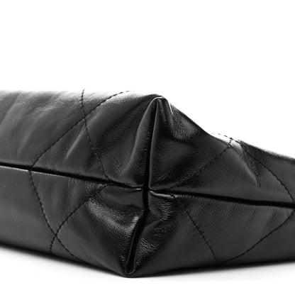 Chanel Shiny Calfskin Quilted Small Chanel 22 Black 11 of 11