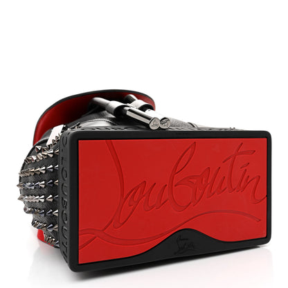 Christian Louboutin Calfskin Spiked Small Explorafunk Backpack Black 4 of 10