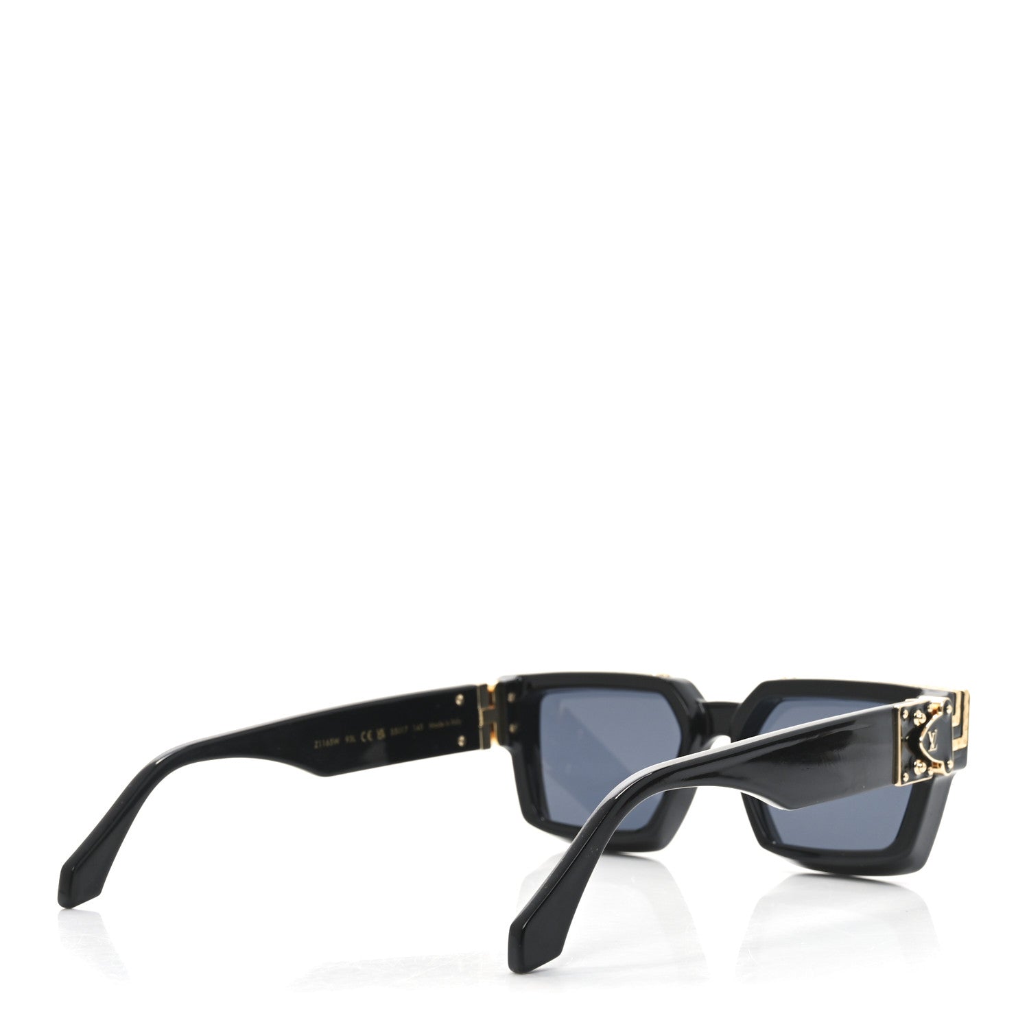 Louis Vuitton Acetate 1.1 Millionaires Sunglasses Z1165W Black 4 of 7