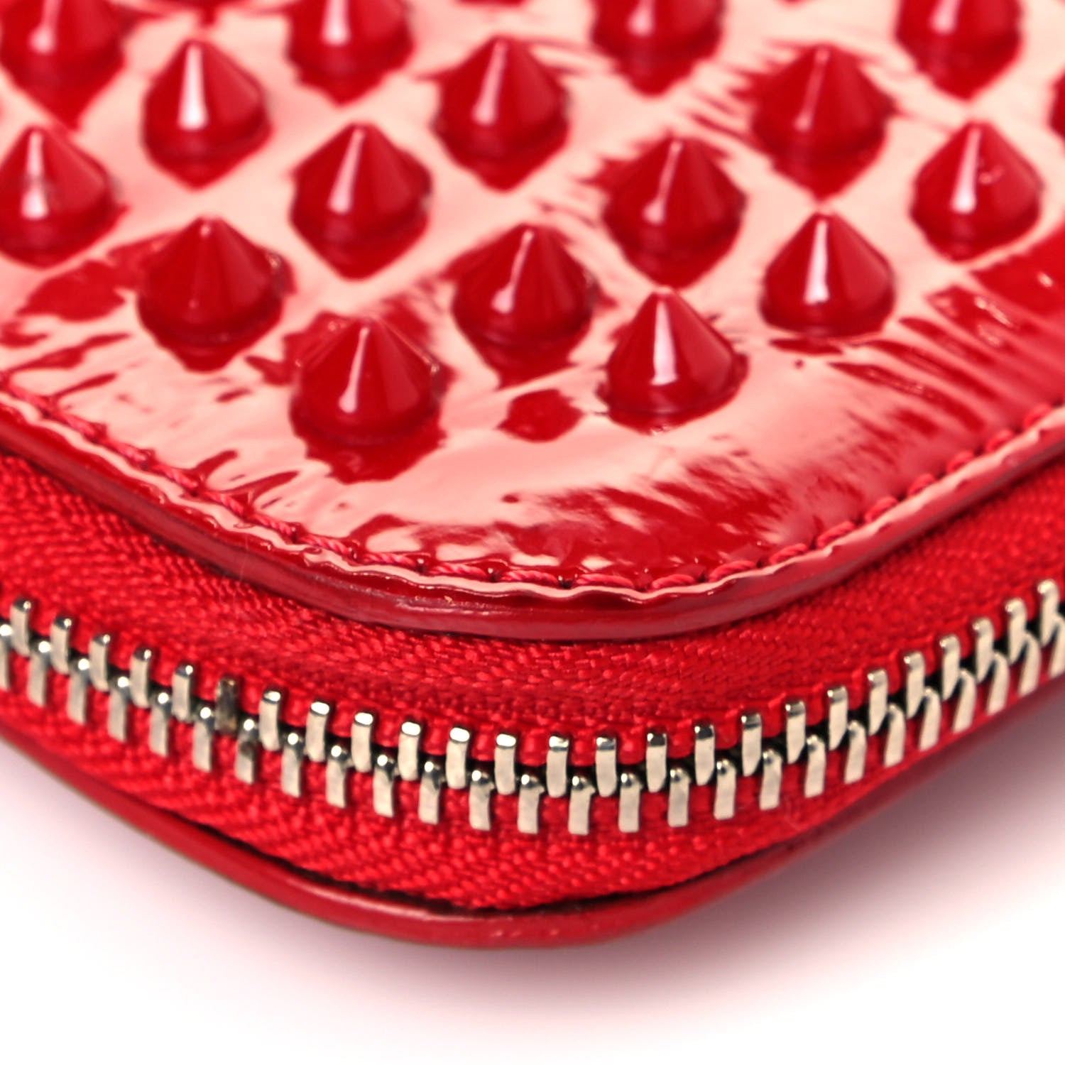 Christian Louboutin Patent Calf Spiked Cris iPad Case Red 12 of 17