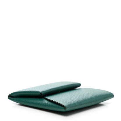 Hermes Epsom Bastia Coin Purse Vert Vertigo 4 of 8