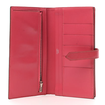 Hermes Tadelakt Bearn Gusset Wallet Rose Lipstick 5 of 6