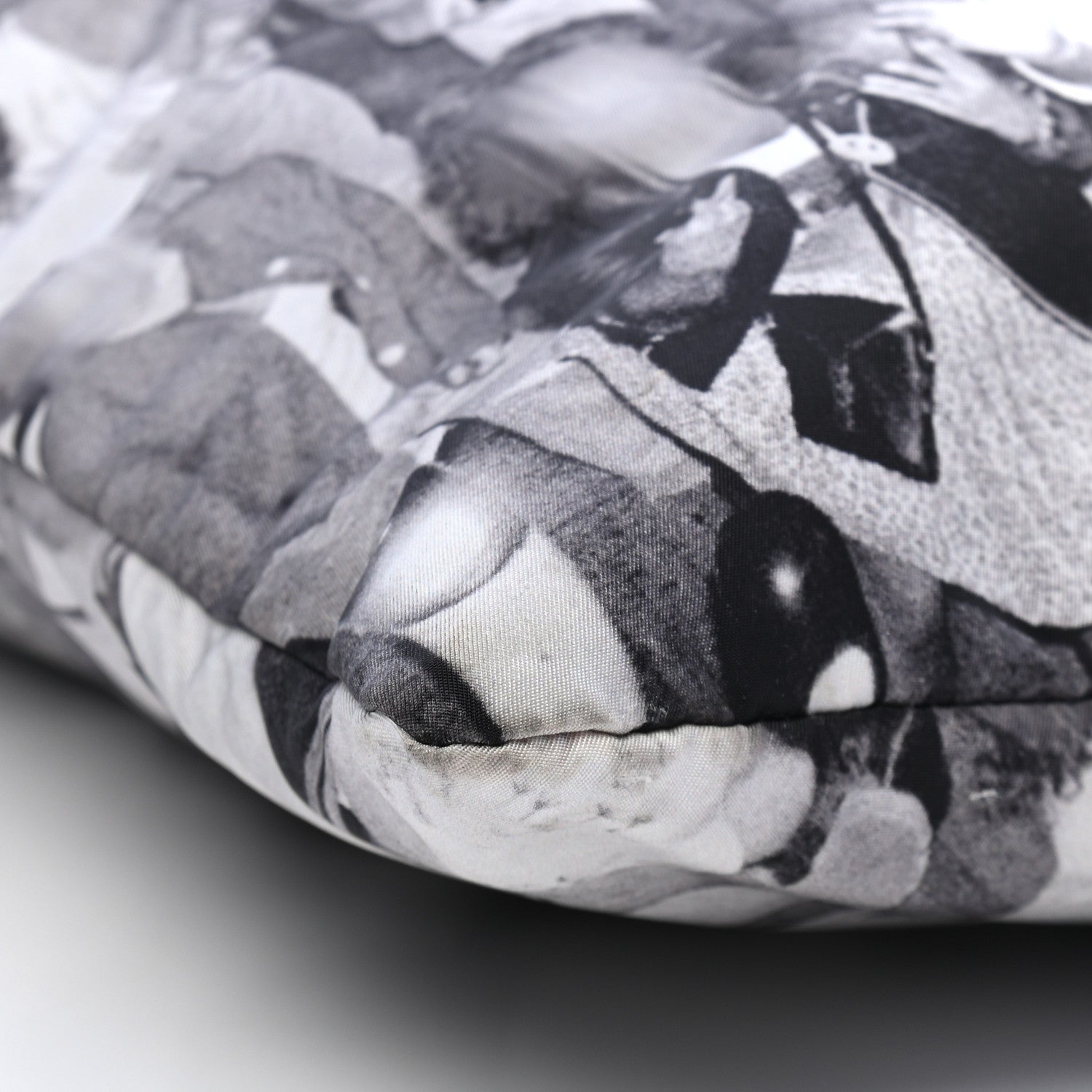 Burberry Nylon London Montage Print Flat Tote Bag Black 7 of 8