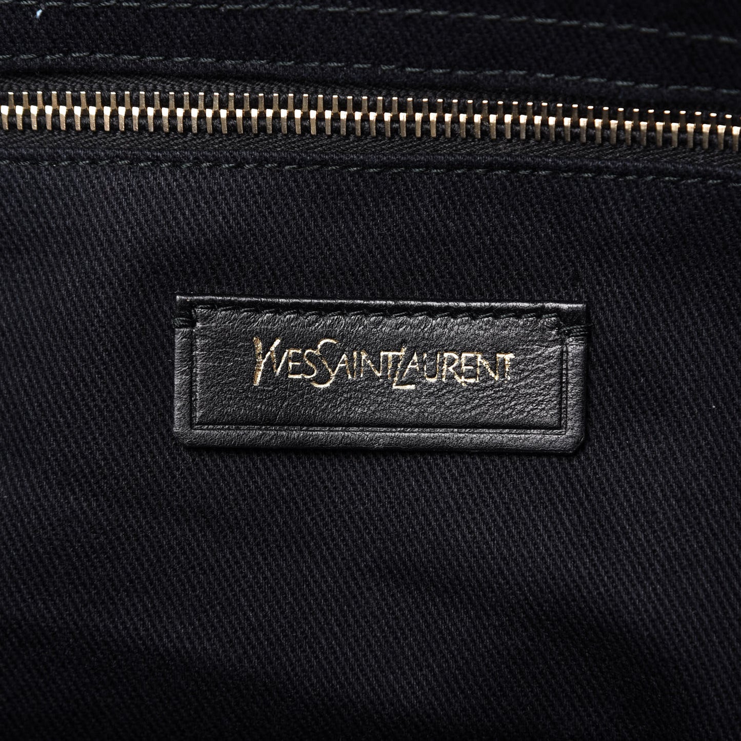 Calfskin Canvas Large Muse Two Navy
