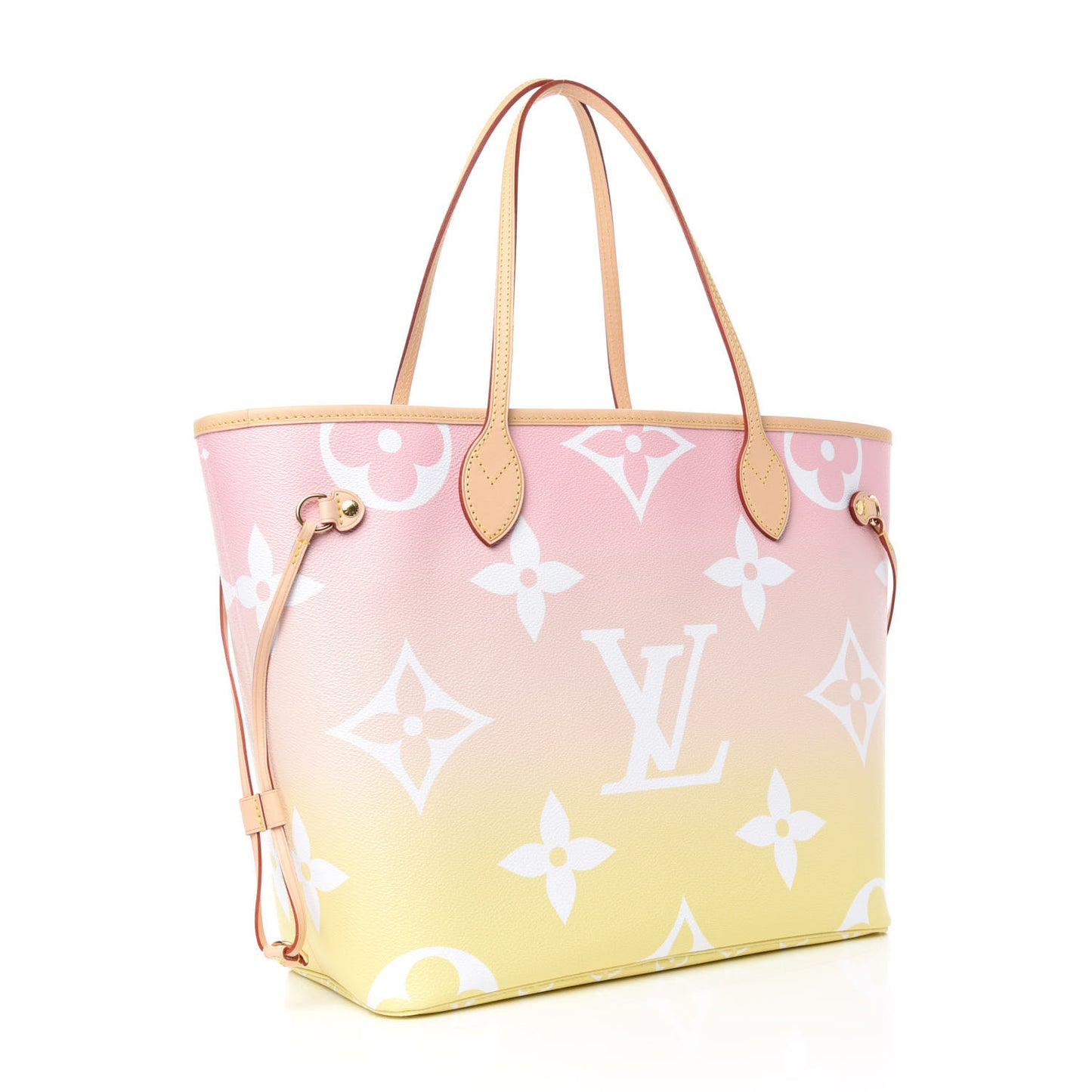 Monogram Giant By The Pool Neverfull MM Light Pink