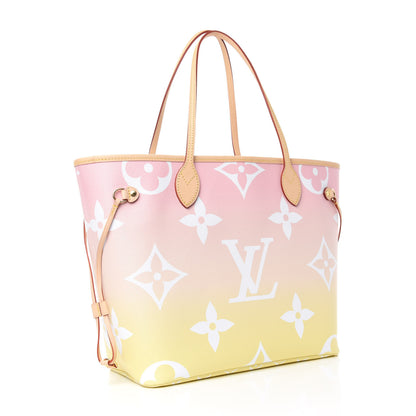 Louis Vuitton Monogram Giant By The Pool Neverfull MM Light Pink 4 of 12