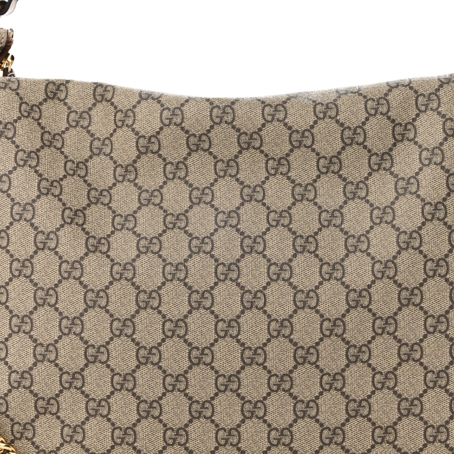 Gucci GG Supreme Monogram Large Linea A Hobo Light Brown 8 of 10