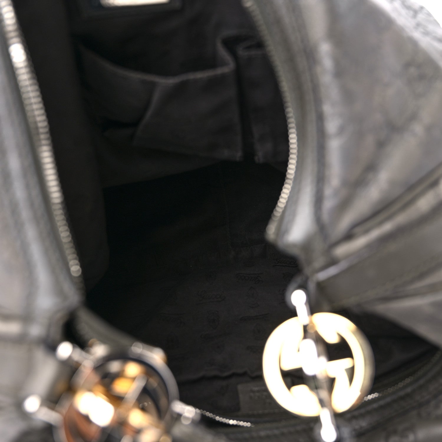 Gucci Guccissima Large GG Twins Hobo Olive Green 5 of 19