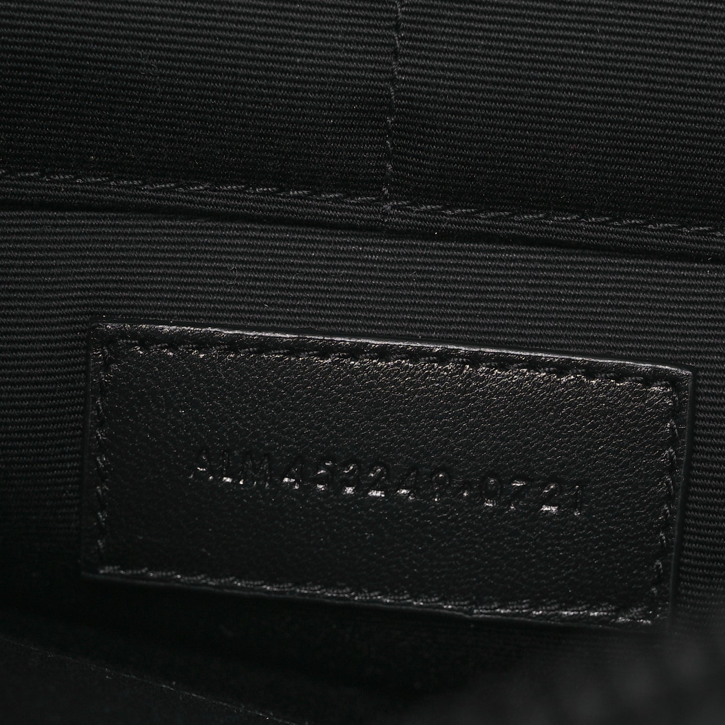 Grain De Poudre Monogram Monochrome iPad Case Black