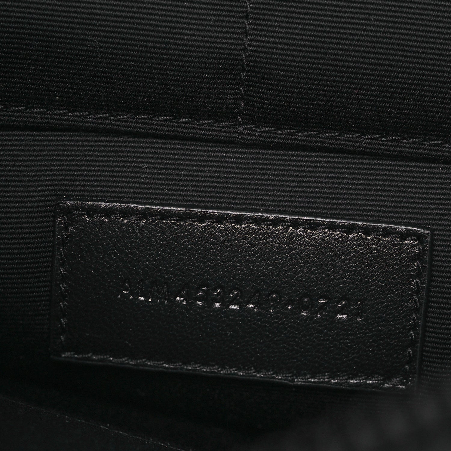 Saint Laurent Grain De Poudre Monogram Monochrome iPad Case Black 8 of 9
