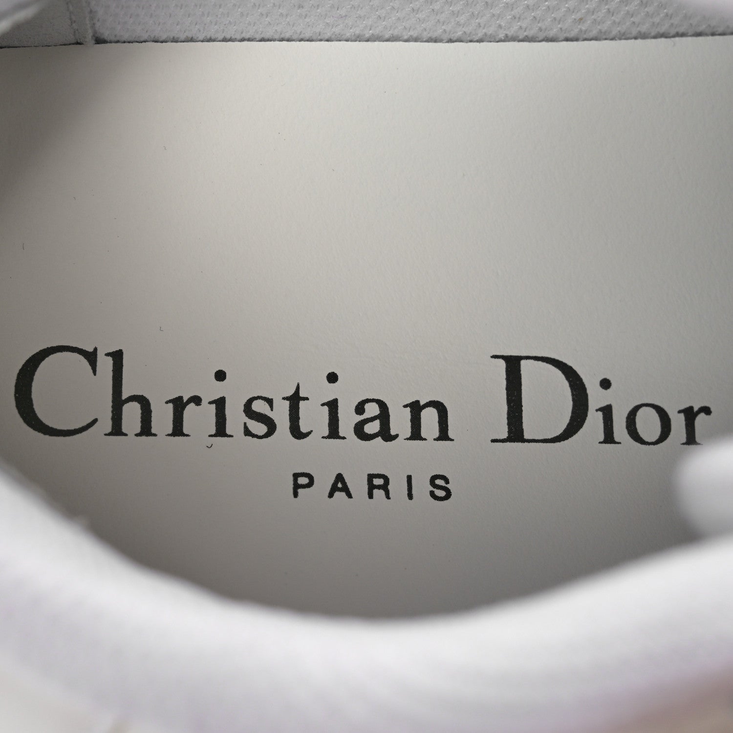 Christian Dior Calfskin Oblique Laser Perforated Dior One Low Sneakers 37 White Blue 7 of 8