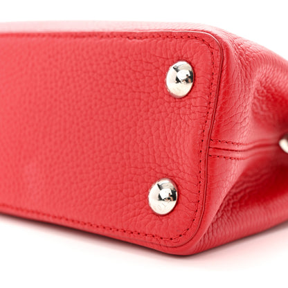Louis Vuitton Taurillon Capucines BB Rubis 9 of 9