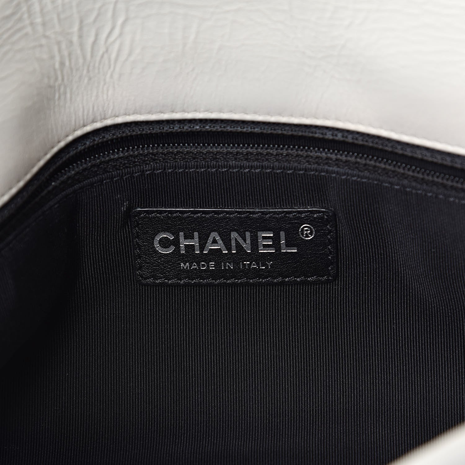 Chanel Calfskin Quilted East West Flap White 6 of 12