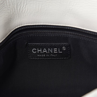 Chanel Calfskin Quilted East West Flap White 6 of 12