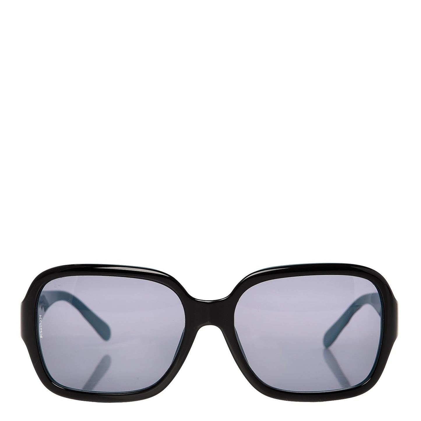 Quilted CC Sunglasses 5124 Black Turquoise