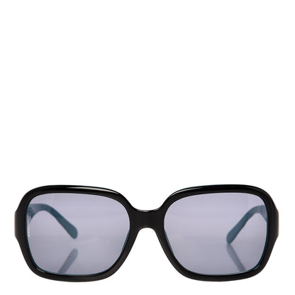Chanel Quilted CC Sunglasses 5124 Black Turquoise 2 of 8