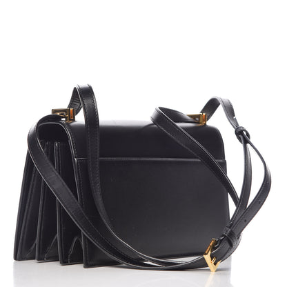 Saint Laurent Smooth Calfskin Medium Domino Shoulder Bag Black 3 of 9