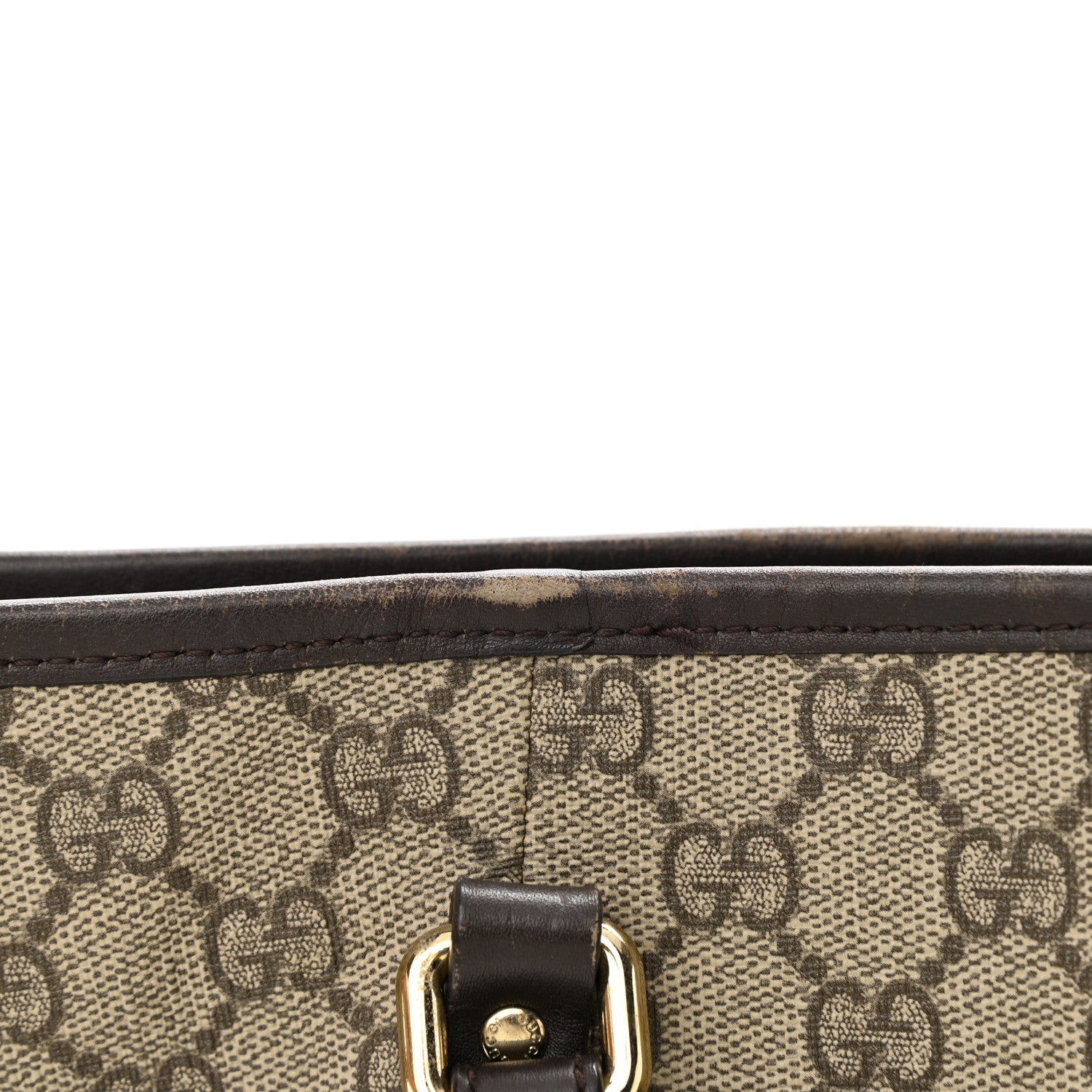 Gucci GG Supreme Monogram Medium Joy Tote Dark Brown 14 of 19