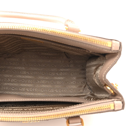 Prada Saffiano Mini Galleria Double Zip Tote Cammeo 5 of 9