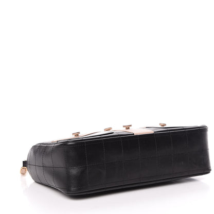 Chanel Calfskin Quilted Small Girl Shoulder Bag Black 4 of 11