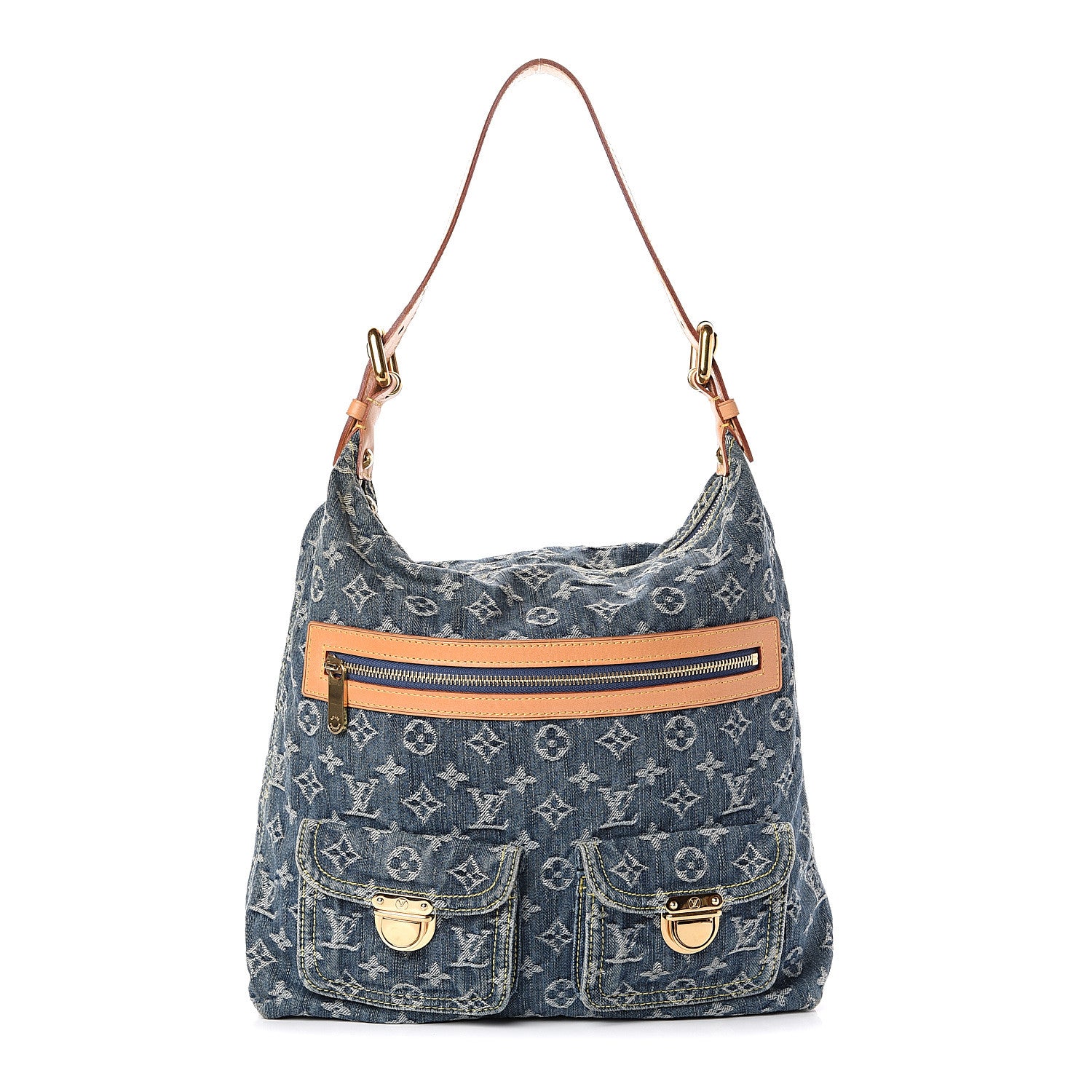 Louis Vuitton Denim Baggy GM Blue 1 of 7
