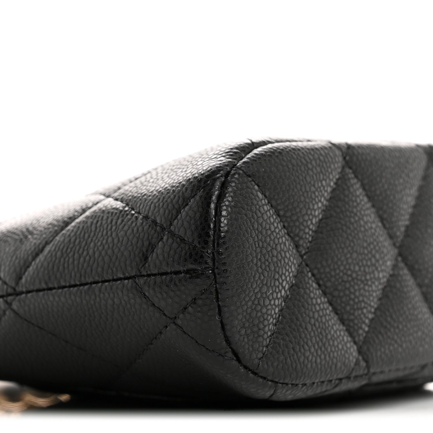Chanel Caviar Quilted Classic Clutch With Chain Black 9 of 10