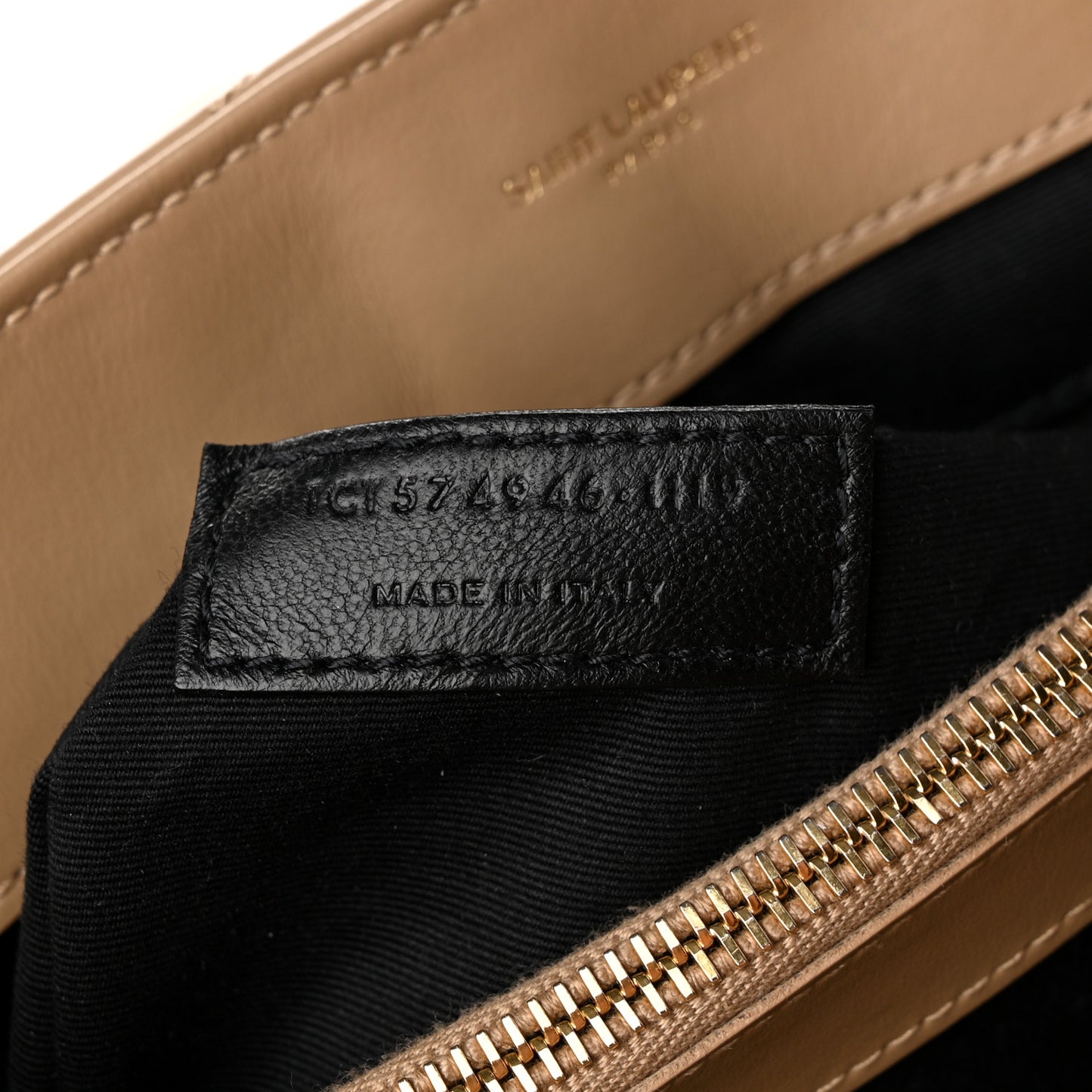 Calfskin Y Quilted Monogram Medium Loulou Chain Satchel Dark Latte