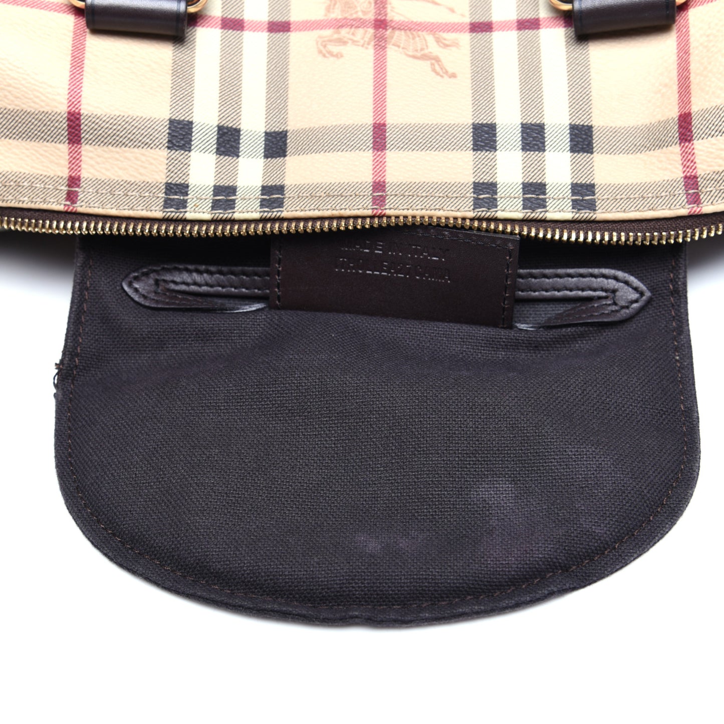 Haymarket Check Small Chester Bowling Bag Chocolate