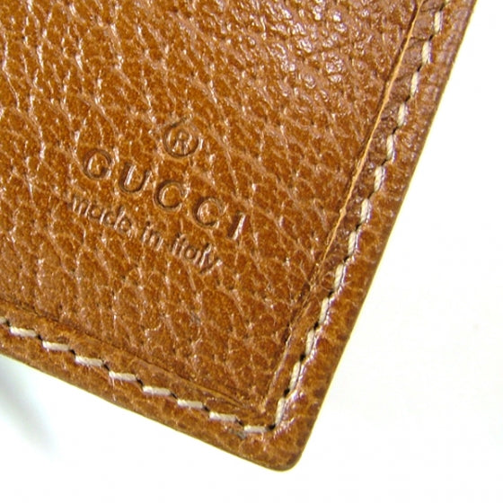 Denim GG Abbey Continental Wallet Brown