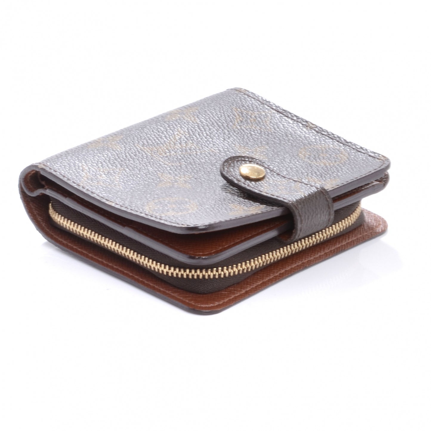 Monogram Compact Zippe Zipped Wallet
