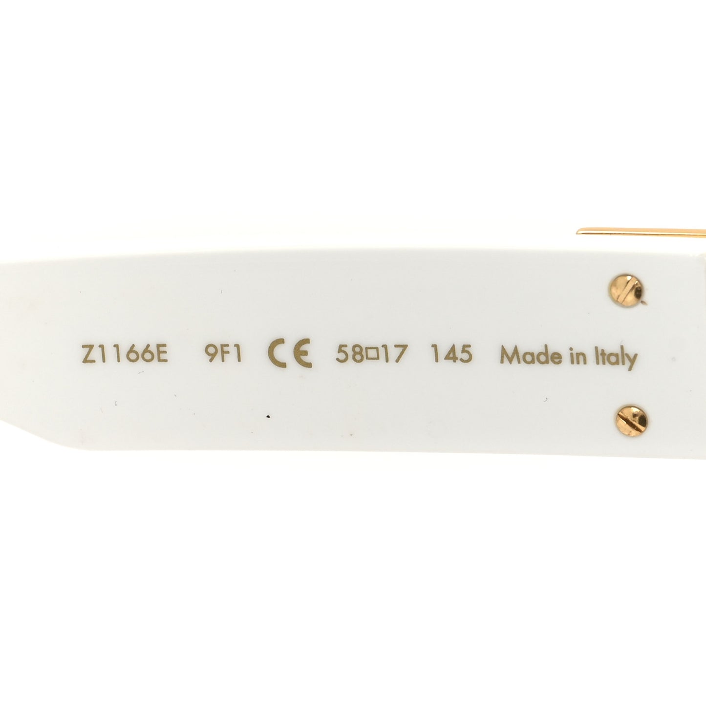Acetate 1.1 Millionaires Z1166E Sunglasses White
