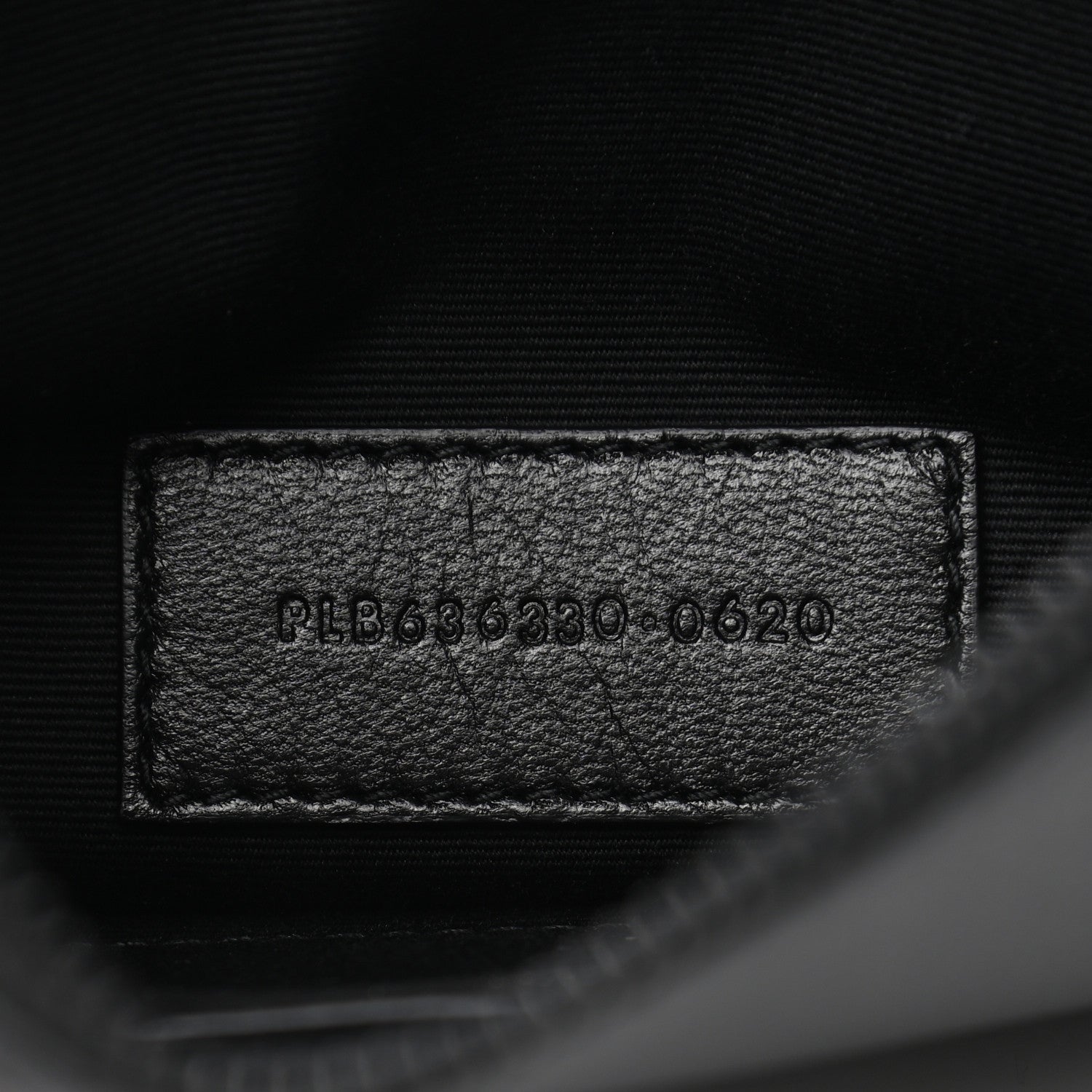 Saint Laurent Grain De Poudre Monogram Bill Pouch Black 7 of 7