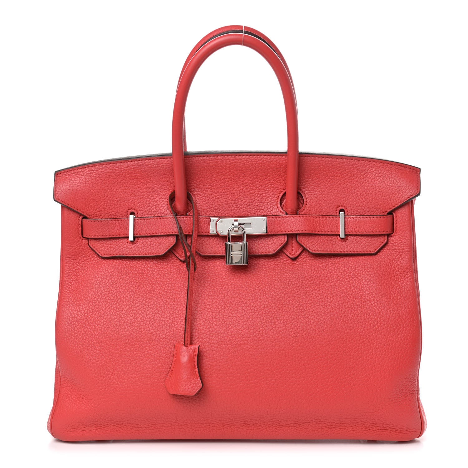 Hermes Taurillon Clemence Birkin 35 Bougainvillea 1 of 9
