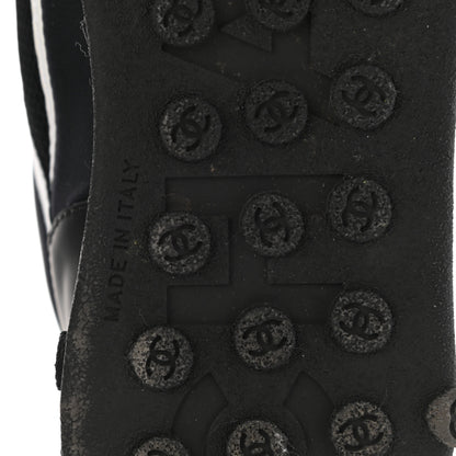 Chanel Calfskin Mesh Lycra Sneakers 39 Black 6 of 11